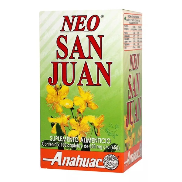 Anahuac Suplemento Neo San Juan Caja Con 100 Cápsulas Anáhuac