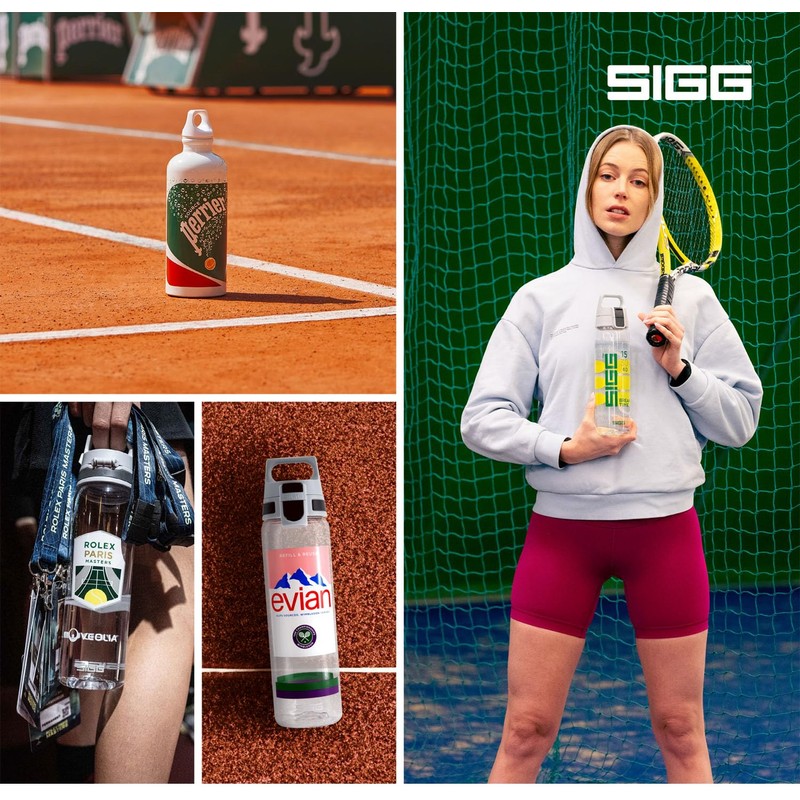 Sig 50442 My Planet Anthracite Outdoor Water Bottle, Total Clear