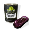 LiME LiNE Purple Metal Flake Automotive Basecoat- No Reducer Needed, Ready to Spray (1 Pint)