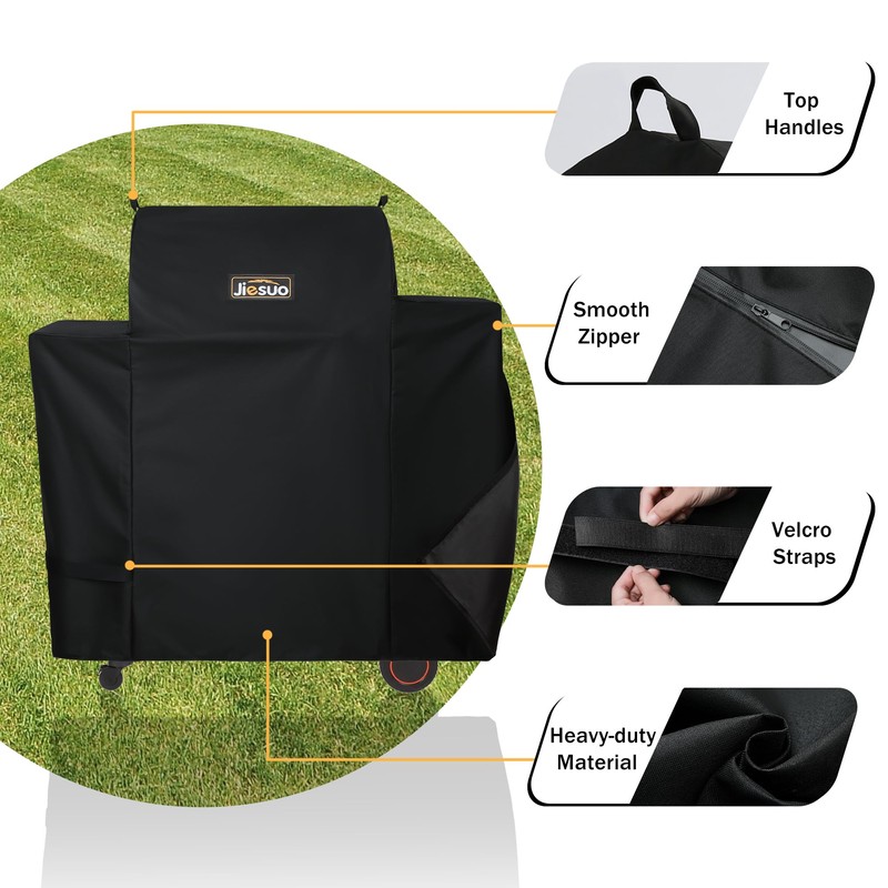 Jiesuo Grill Cover for Traeger Timberline 850 Grills, Heavy Duty