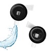 Relaxdays, Transparent/Black Foldable Water Canister, Set of 4, 5 L,