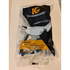 Kleenguard Safety Glasses w/ Tether, V30 Nemesis, Dark Green Anti-Scratch Lens