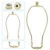 Zorveiio 9 Inch Heavy Duty Lamp Harps, 2 Set, Polished