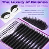TNFVLONEINS Mink Lash Clusters with Bottom Lashes Spikes Eyelash Clusters