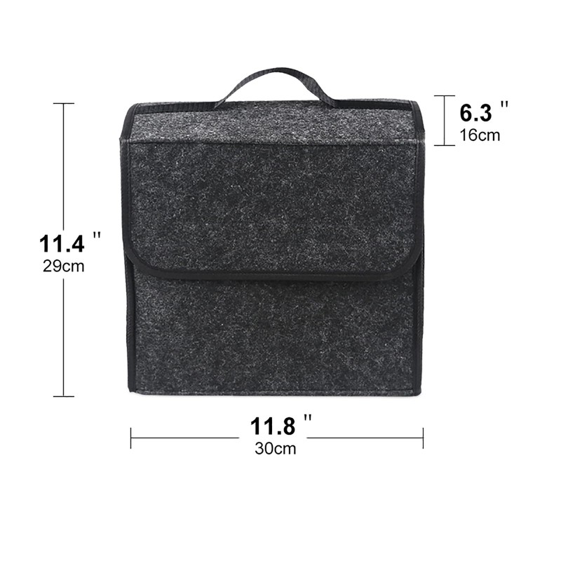 Multi-functional Storage Box, Car Supplies, Car Storage Bag, Foldable, Felt