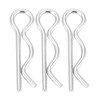 Akozon R Clips Splint Securing Pin Mounting Clip Bright Galvanised