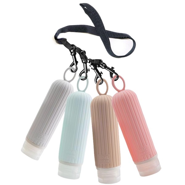 SANTREST Spray Bottles Mist Sprayer TSA Approved 3oz/ 90ml Leak