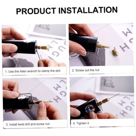 TEHAUX Professional Hand Drill Mini Electric Drill Charging Diy Electric Tool Set