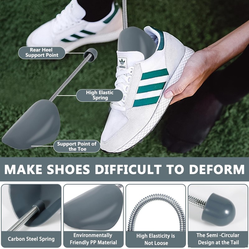 GUHAOOL 5 Pairs Shoe Stretcher Shoe Shaper, Plastic Shoe Stretcher,