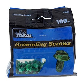 IDEAL INDUSTRIES INC. 774044R Combination Grounding Screws (100 Pack)