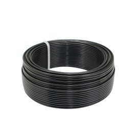 ZhXu Shuo 12 Gauge Aluminum Craft Wire, 2mm×30Yards Bendable Metal Craft Wire for Bonsai Plant Stand, Doll Skeletons, Wire Sculpture, Jewelry Making and Home Decorations (Black)