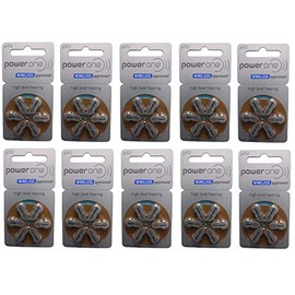 Power One Hearing Aid Battery Size 312,60 Batteries