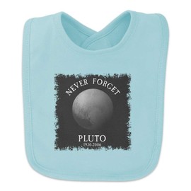 GRAPHICS & MORE Never Forget Pluto Planet Astronomy Memorial Funny Baby Bib