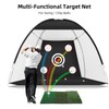 AOMIUM Golf Net with Practice Mat,Golf Hitting Aid Nets 10x7F