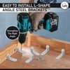 OMIDEAS 15 x Angle Bracket (30 x 60 x 25)