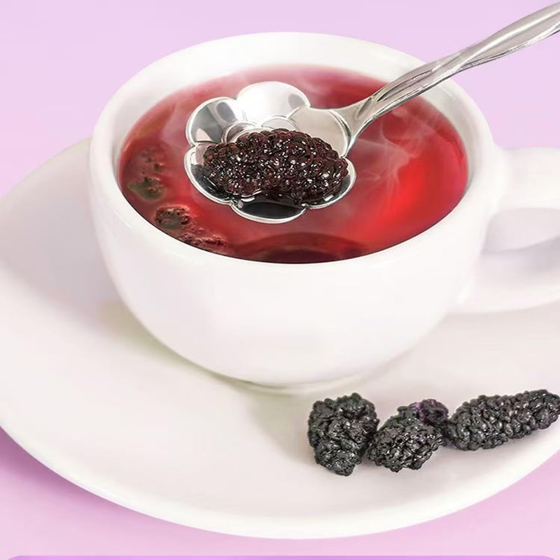 Dried Black Mulberries 14.1oz Black Mulberry Tea Sweet Delicious Dried