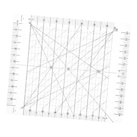 SEWACC Multifunctional Sewing Ruler for DIY Craft Projects Transparent Quilting Template for Accurate Measurement for Dressmaking Patchwork and Tailoring