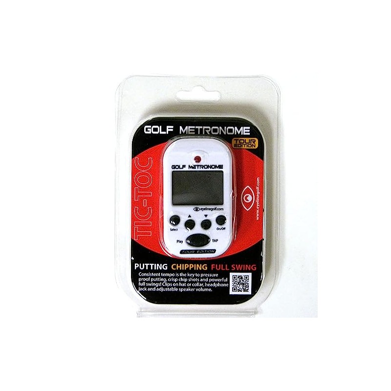 EYELINE Tic-Toc Golf Metronome Tour Edition - White
