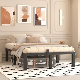 Yitong Angel 14 Inch Queen Size Bed Frame,3500 lbs Heavy Duty Metal Platform, Mattress Foundation with Steel Slat Support/No Box Spring Needed/Noise Free/Non-Slip/Easy Assembly