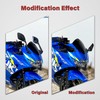 Angle Wing Rearview Mirror, Racing Motorcycle Adjustable Side Rear View