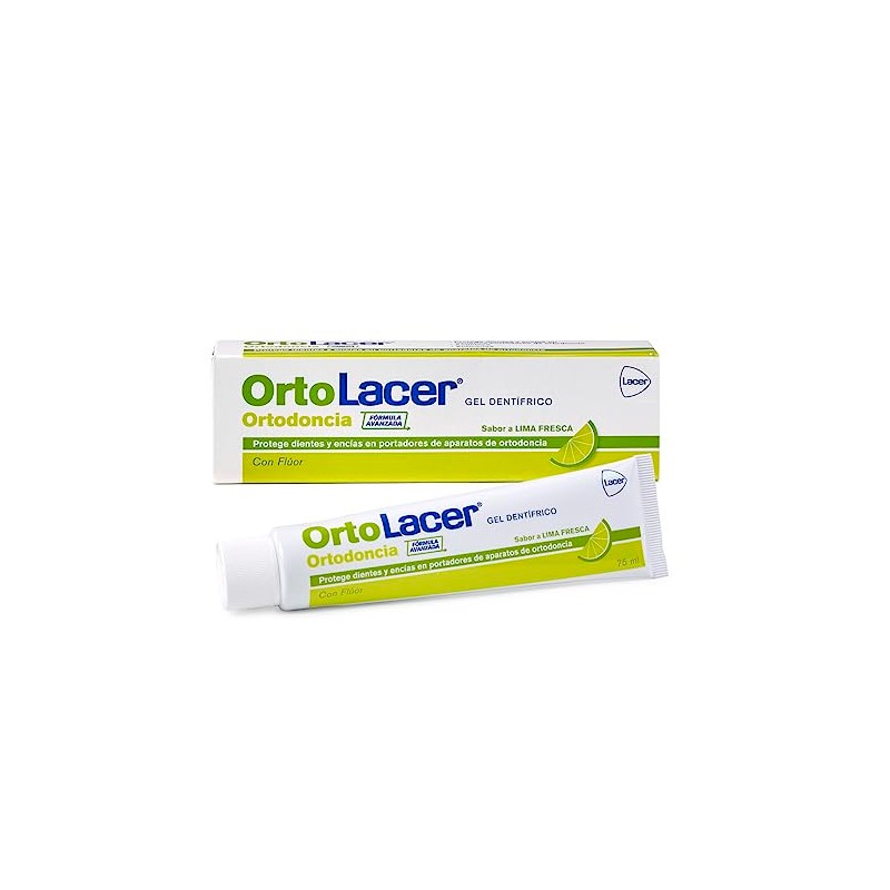 Lacer Orto Gel Dent Lima Fresca 75 ml