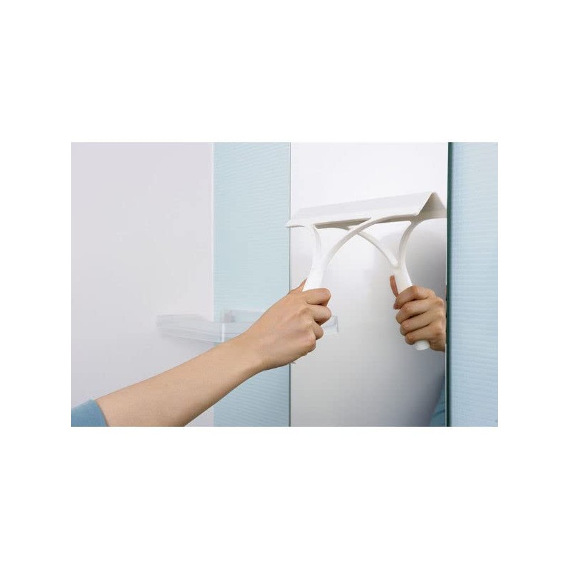 Yamazaki Sangyo 174348 Water Wiper, Bath Bon-kun, 1 Piece, White
