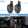 uxcell 2 Pcs Z1507091/4 4 Pin DC 12V 40A Universal