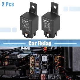 uxcell 2 Pcs Z1507091/4 4 Pin DC 12V 40A Universal Car Vehicle Motor Fuse Relay Switch Power