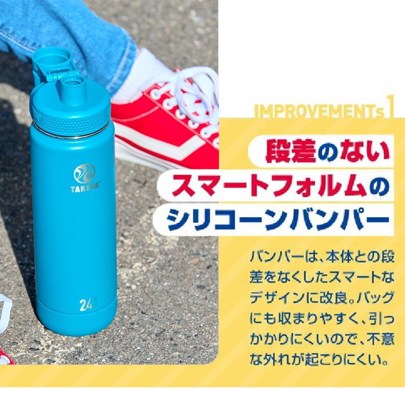 Takeya Active Line II Parts Set, Blue Stone, 23.7 fl