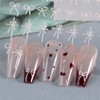 TailaiMei Bow Nail Stickers, 3D Design Self-Adhesive Nail Art Decals