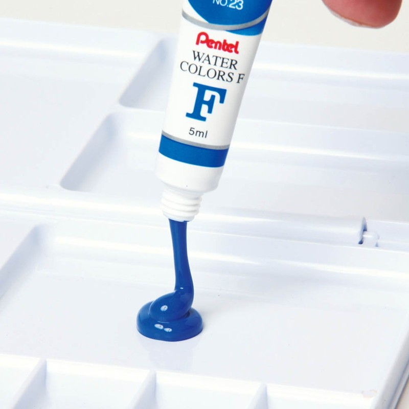 Pentel F watercolor laminated tubes 24 colors WFR-24