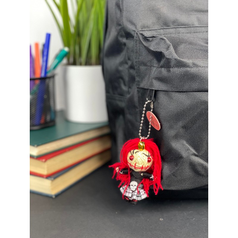 Watchover Voodoo 3-Inch Goth Girl Keychain - Handcrafted Gift to