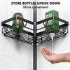 DAOYA Corner Shower Caddy Tension Pole - 4 Tier Stainless