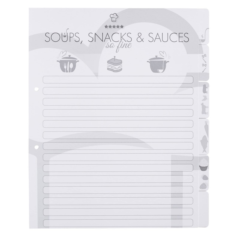 HERMA Recipe File for Own Recipes with Home Cooking Motif,