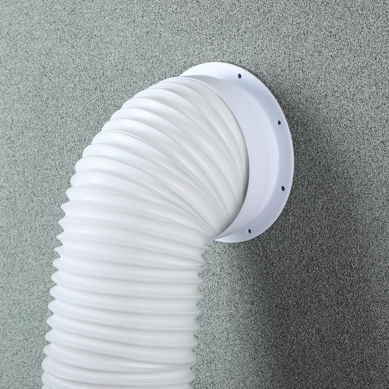 Innconee 1 Set White Dual Size Wall Mount Connector for