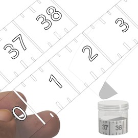 Waterproof Fish Measuring Tape - Transparent 96.52CM Boat Ruler Sticker for Boat, Kayak, Net, Gaff, Table，Marine Use - Precision