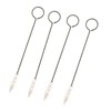 TUOREN 4Pcs Piano Treble Mute Stick Fork Tools Rubber Head