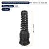 sourcing map 5Pcs Waterproof Cable Gland, M25 Nylon Spiral Strain