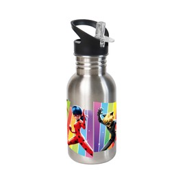 infinite by GEDA LABELS (INFKH) Miraculous Water Bottle 500 ml Stainless Steel Silver
