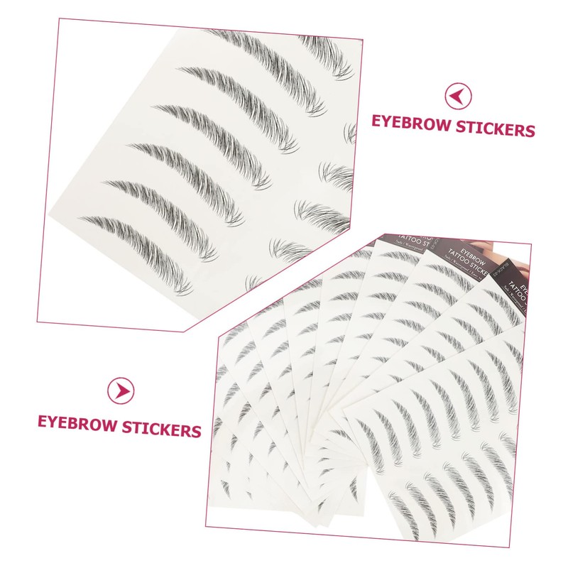 Mikinona Shop The Waterproof Eyebrow Realistic Like Stickers Easy Application