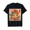 Tabby Cat Ramen Japanese Wave Art for Women, Men, and