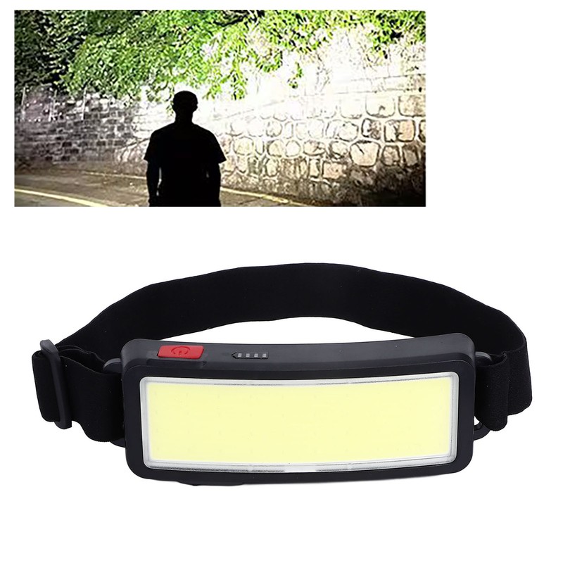 LED Headlight USB Charging IP64 Waterproof Adjustable Floodlight Head Lamp