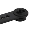 Triple Cold Shoe Extension Bracket Aluminium Alloy Microphone Stand Mount