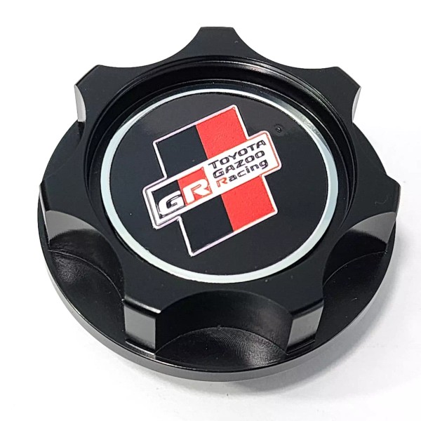 Unbranded BLACK BILLET ENGINE OIL FILLER CAP FOR COROLLA GAZOO