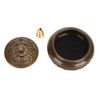 3.5in Vintage Lotus Censer Sandalwood Incense Holder Desktop Ornaments with