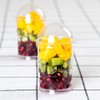 5oz Mini Clear Plastic Parfait Cups with Lids - Round