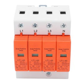 AC Surge Protector Quick Response 36mm Rail Installation 4P Surge Protective Device 20‑40KA 420V