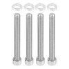 7/8in 30mm Handlebar Risers Clamp Bars Kit Universal Parts for