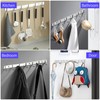 Pack of 2 Coat Hooks, Wall Coat Rack, 31 cm