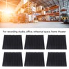 10PCS Acoustic Dampening Panels High Density Sound Insulation Pads for